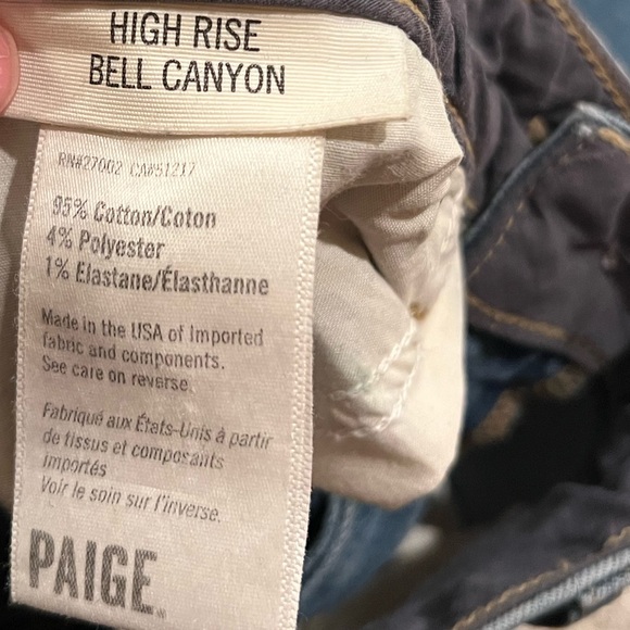 Paige High Rise Bell Canyon Jeans - Picture 5 of 7